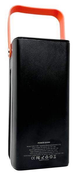 Power Bank 80000 mAh 22,5 W Tungil Y108 реальна ємність швидка зарядка QC3.0 зовнішній акумулятор з ліхтарем та дисплеєм павербанк 01350 фото