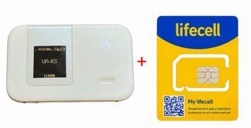 Роутер модем Huawei Хуавей E5372s-32 4G LTE Wi-Fi под SIM-карту 2 антенных выхода + Lifecell Безлимит 1567 фото
