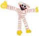 Хаги Ваги мягкая игрушка плюш 40 см с липучками на руках белый полосатый Huggy Wuggy Poppy Playtime 00072 фото 2
