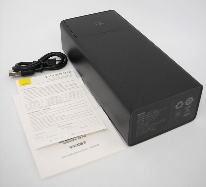 Power Bank 30000 mAh 22,5 W BASEUS реальная ёмкость быстрая зарядка внешний аккумулятор павербанк  1597071993 фото