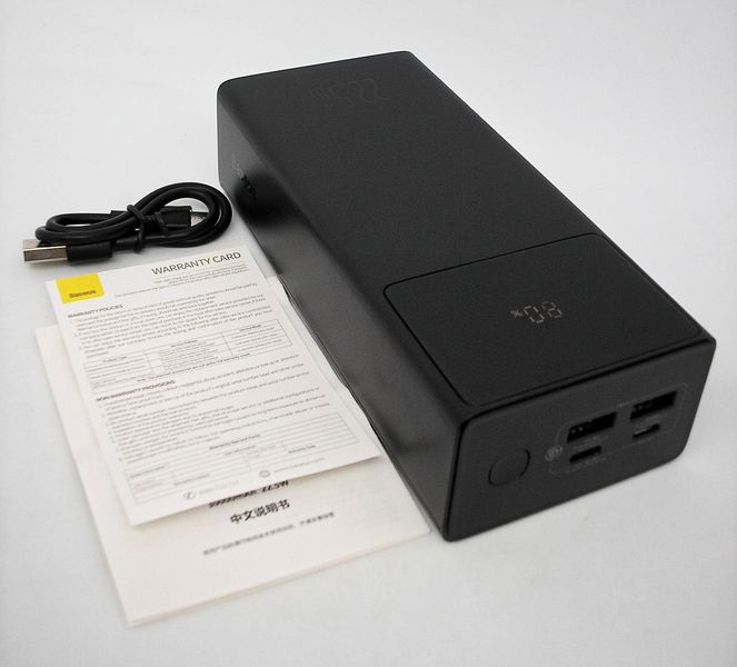 Power Bank 30000 mAh 22,5 W BASEUS реальная ёмкость быстрая зарядка внешний аккумулятор павербанк  1597071993 фото