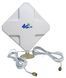 Підсилююча антена 4G LTE MIMO 35 dBi SMA male тато для інтернету, зовнішня антена для модема і роутера, всеспрямована 3G 4G GSM 2&times;2 01402 фото 1