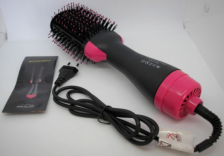 Фен One Step Up щітка стайлер гребінець для сушіння та укладання волосся One Step Hair Dryer and Styler 3 в 1 1613613541 фото