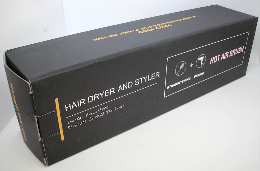 Фен щетка стайлер расчёска для сушки и укладки волос One Step Hair Dryer and Styler 3 в 1 1613613541 фото