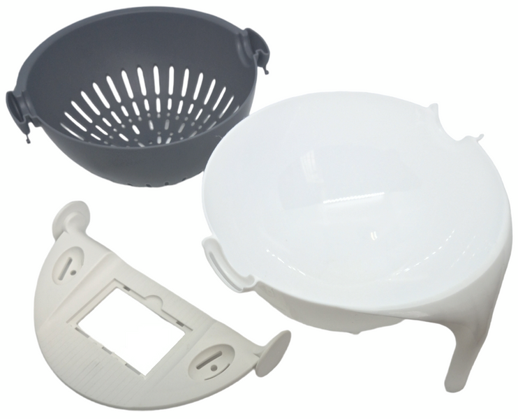 Овощерезка слайсер терка дуршлаг шинковка + овощечистка 9 в 1 Wet Basket Vegetable Cutter 00781 фото