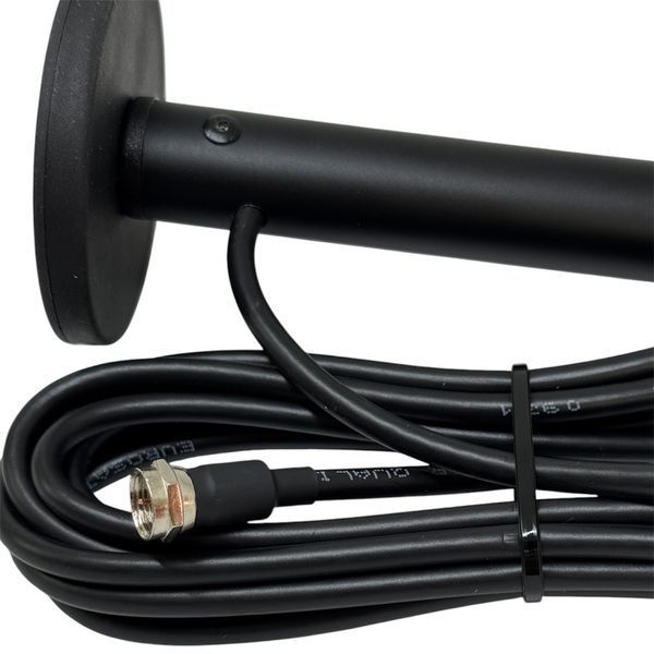 4G LTE антена для автомобіля 10 dBi 880&ndash;2700 МГц F Male (тато) з потужним магнітним кріпленням та кабелем 3 м 1672 фото