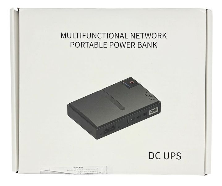 Источник бесперебойного питания 8800 mAh USB, 5V / 9V / 12V для роутера и другой техники ИБП UPS DC1018L павербанк УПС 01389 фото