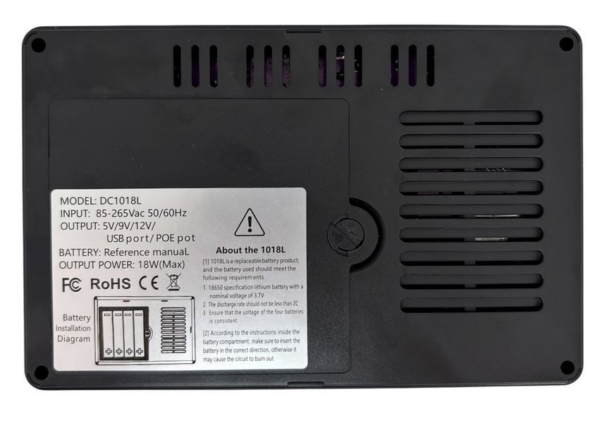 Джерело безперебійного живлення 8800 mah USB, 5V, 9V, 12V для роутера та іншої техніки ДБЖ UPS DC1018L павербанк УПС 01360 фото