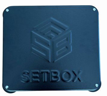 Автомобільний захисний бокс корпус для Старлінк Міні Starlink Mini з кріпленням на 4 неодимових магнітах силою відриву 240 кг 1682 фото