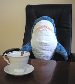 Акула велика м'яка плюшева іграшка 100 см Shark doll 1733572553 фото