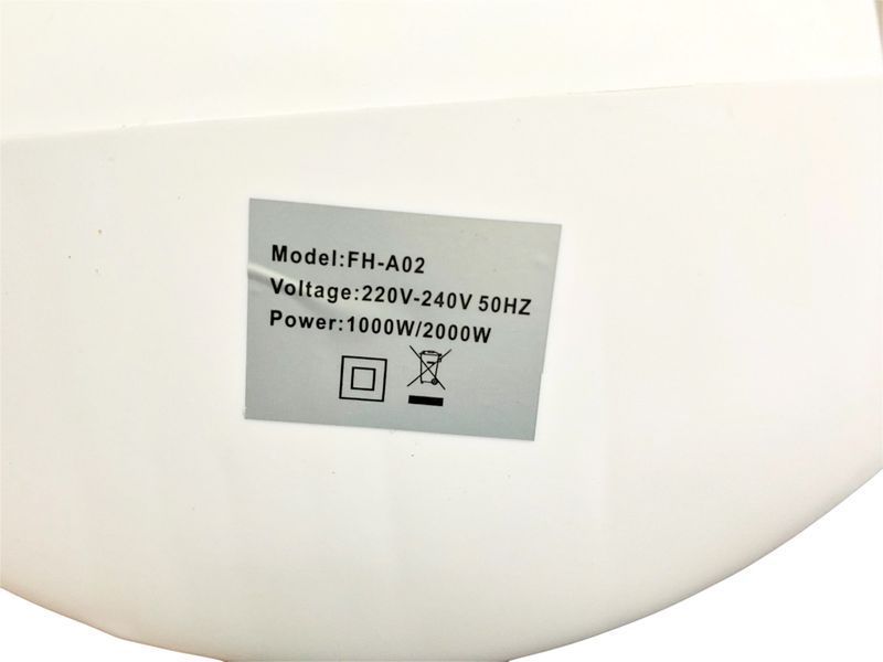 Тепловентилятор дуйчик нагрівач електрообігрівач 2000 Вт Fan Heater FH-A02 дуйка 01111 фото