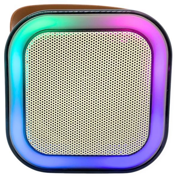 Караоке система дитяча колонка з мікрофоном bluetooth з підсвічуванням, регулятором гучності бездротова K12 01160 фото