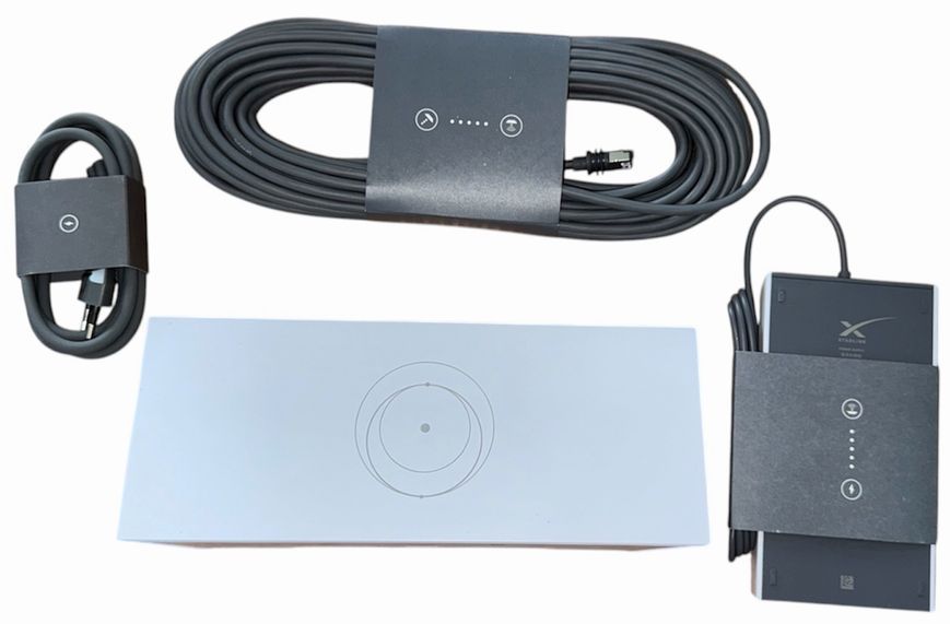 Супутникова система Старлінк Starlink Gen 3 REV4 Standard Kit ROAM Wi-Fi 6 з роутером та 2 Ethernet портами без акаунта 1677 фото