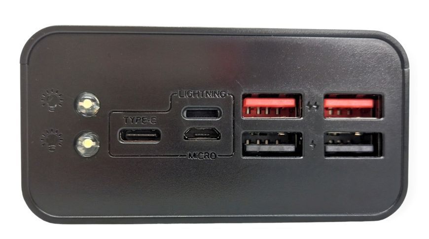 Power Bank 40000 mAh 2 А реальна ємність XO PR124 зарядка зовнішній акумулятор павербанк сертифікований 00816 фото