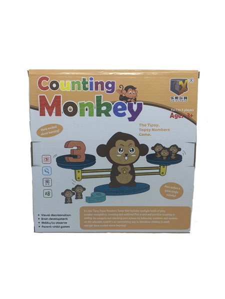 Обезьянка весы с цифрами игра развивающая детская математическая Caunting Monkey 1658052054 фото