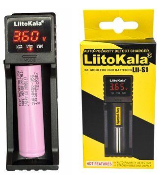Інтелектуальний зарядний пристрій LiitoKala Lii-S1 для акумуляторів 18650 AA AAA універсальна зарядка 1607 фото