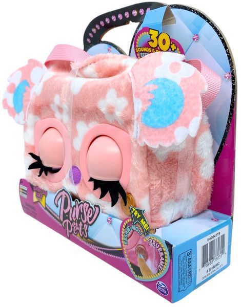Сумочка Purse Pets коала Bamboo Boo Koala моргают глазки издает звуки и мелодии розовая 01008 фото