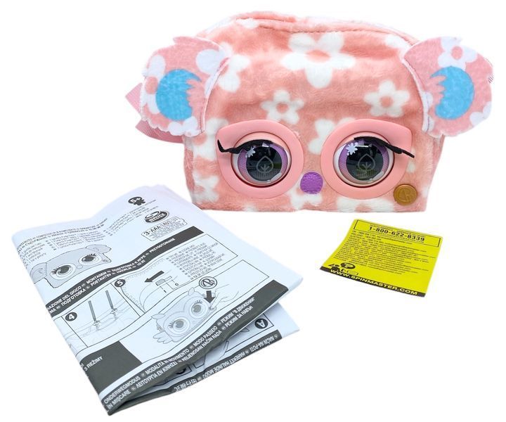Сумочка Purse Pets коала Bamboo Boo Koala моргают глазки издает звуки и мелодии розовая 01008 фото