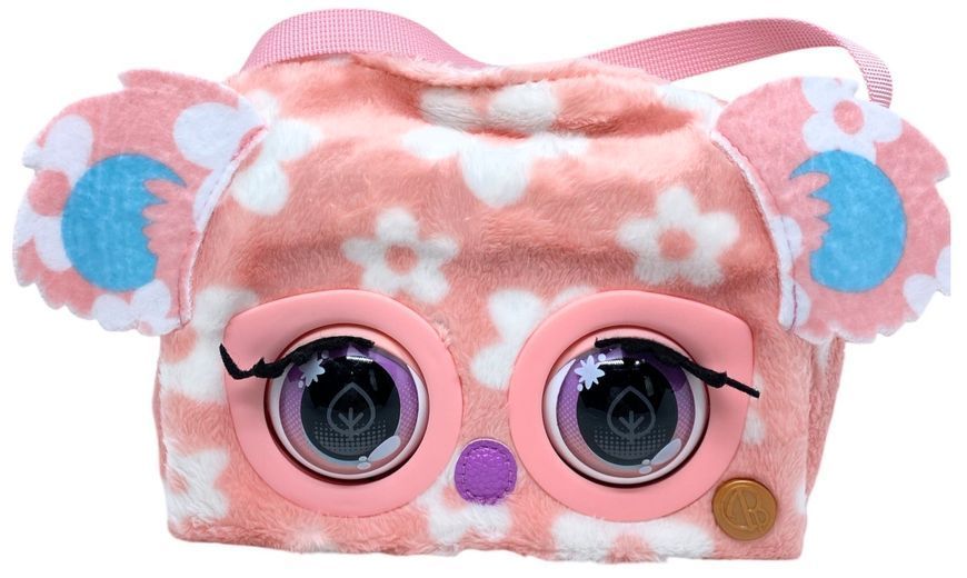 Сумочка Purse Pets коала Bamboo Boo Koala моргают глазки издает звуки и мелодии розовая 01008 фото