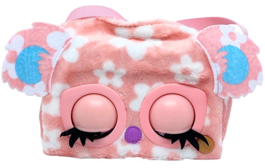 Сумочка Purse Pets коала Bamboo Boo Koala моргают глазки издает звуки и мелодии розовая 01008 фото