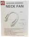 Портативний вентилятор Neck Fan на шию з акумулятором безлопатевий USB рожевий 1610 фото 6