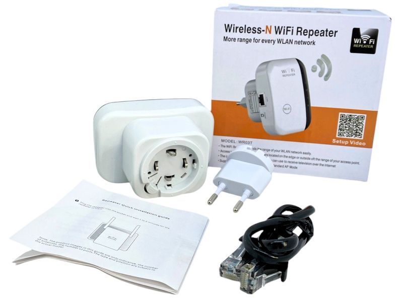 Репітер WiFi Вай фай підсилювач сигналу ретранслятор точка доступу до інтернету репітер repeater 00044 фото