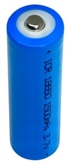 Акумулятори Li-ion 18650 3.7V 1500 mAh 2 шт перезаряджувані для ліхтарів електроніки портативних пристроїв випуклі 01422 фото