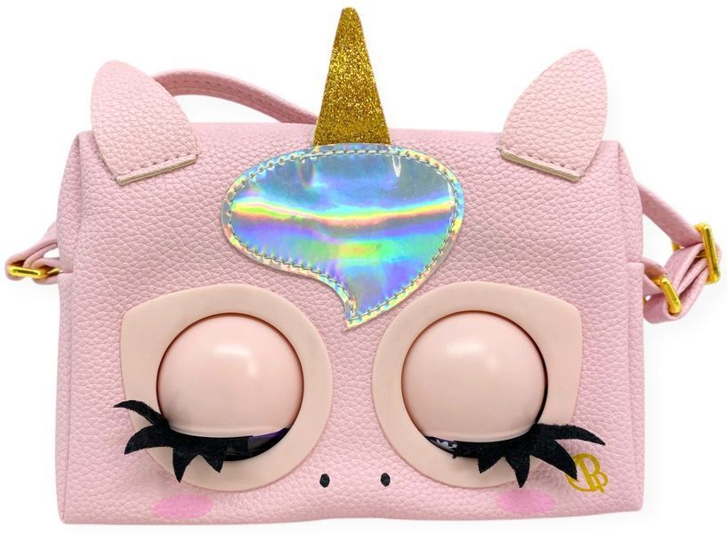 Сумочка Purse Pets единорог Гламикорн моргают глазки издает звуки и мелодии розовая 01011 фото