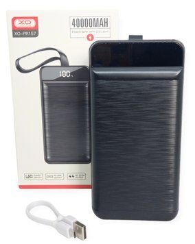 Power Bank 40000 mAh 22,5 W XO PR157 реальна ємність швидке заряджання зовнішній акумулятор павербанк 00817 фото