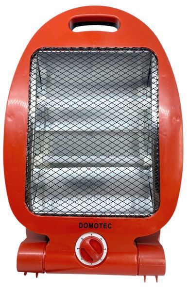 Обігрівач кварцовий інфрачервоний на дві лампи Domotec gr-90d червоний 01275 фото