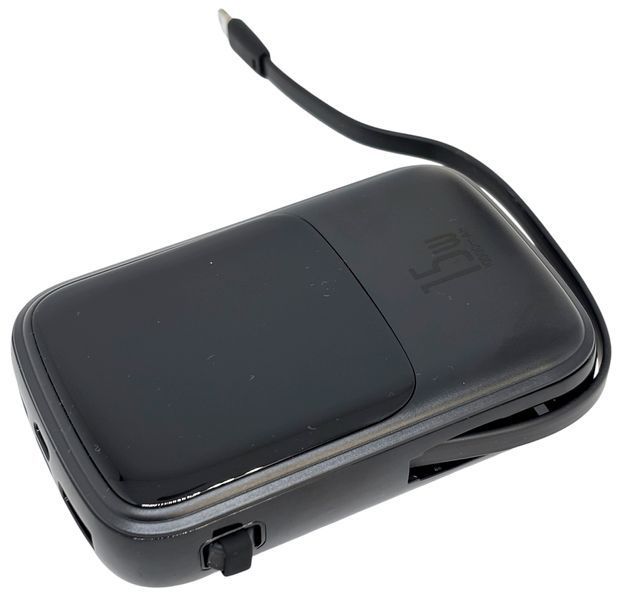 Power Bank 10000 mAh 15W BASEUS реальная емкость с кабелем внешний аккумулятор павербанк 01379 фото