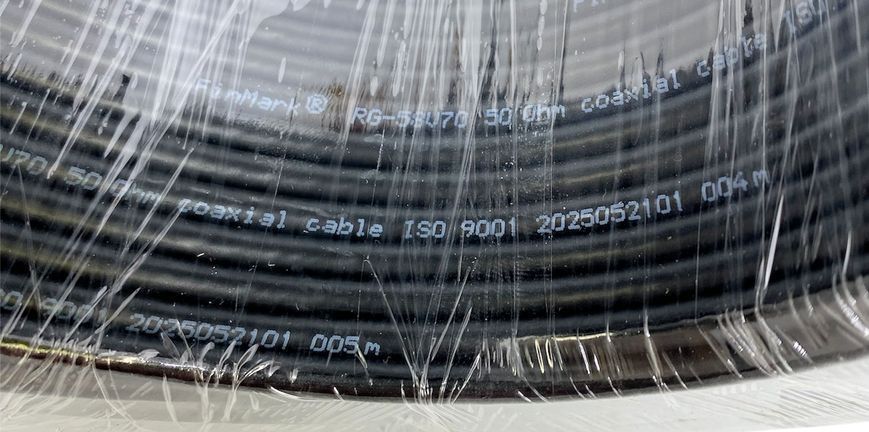 Кабель Finmark Фінмарк RG 58 V 70 50 Ом антенний для модемів і роутерів 100 метрів 01226 фото