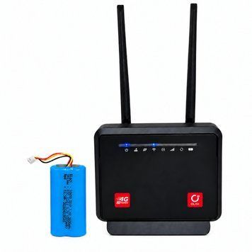4G роутер LTE Wi-Fi OLAX Олакс MC60 з сім картою акумулятором 5200 мАг дводіапазонний модем з  мережевимипортами LAN/WAN 1956 фото