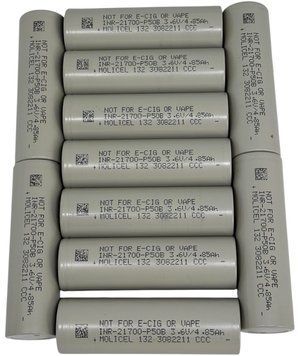 Акумулятори Li-Ion Molicel P50B 21700 5000 mAh 3.6V комплект 10 штук 01430 фото