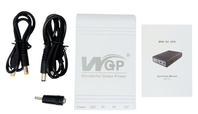 Источник бесперебойного питания для роутера 10400 mAh USB, 9V 12V Mini UPS WGP power bank УПС павербанк 255489 фото