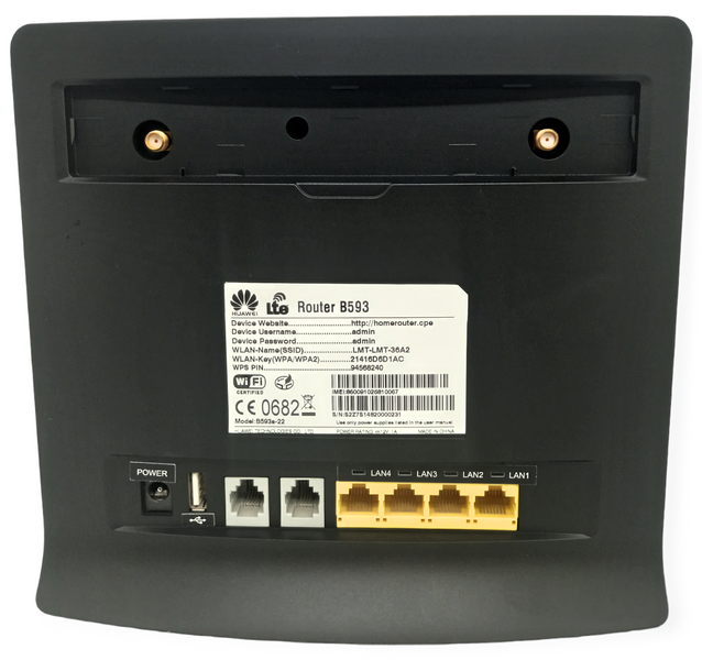 Модем Роутер стаціонарний 4G WIFI Huawei B 593 u - 22 з 3G 4G модем два виходи під антену 1250226723 фото