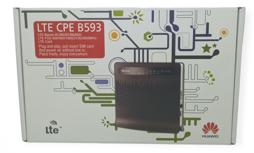 Модем Роутер стаціонарний 4G WIFI Huawei B 593 u - 22 з 3G 4G модем два виходи під антену 1250226723 фото