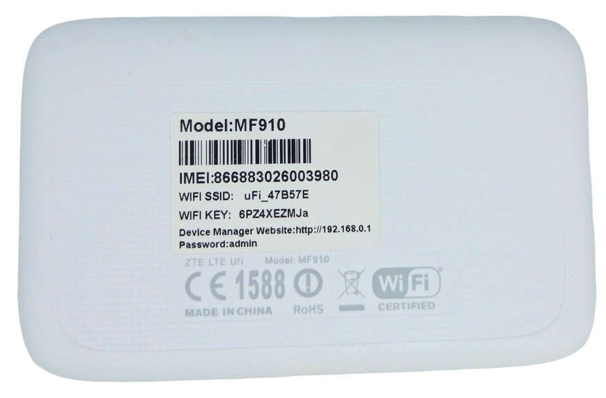 Роутер модем 4G ZTE MF 910 V LTE WIFI 3G вайфай два виходи під антену 150 Мбіт для київстар лайф водафон 01328 фото