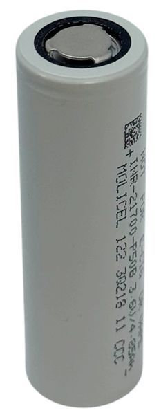 Акумулятор Li-Ion Molicel Молісел INR21700 P50B 5000 mAh 3.6V для павербанків, електросамокатів та дронів 01433 фото