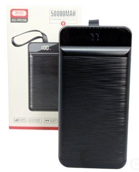 Power Bank 50000 mAh 22,5 W XO PR158 реальна ємність швидке заряджання зовнішній акумулятор павербанк 00811 фото