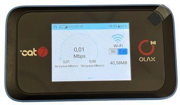 Мобільний Wi-Fi роутер Олакс  OLAX MT60 Cat.7 4G LTE Wi-Fi 6 для SIM-карти 2 роз'єми CRC9 MIMO модем 1623 фото