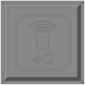 Антенна для интернета 4G Квадрат панельная 17 Дбi LTE GSM 2G, 3G, 4,5G, 5G 824-960 / 1700-2700 мГц 1259874840 фото 1