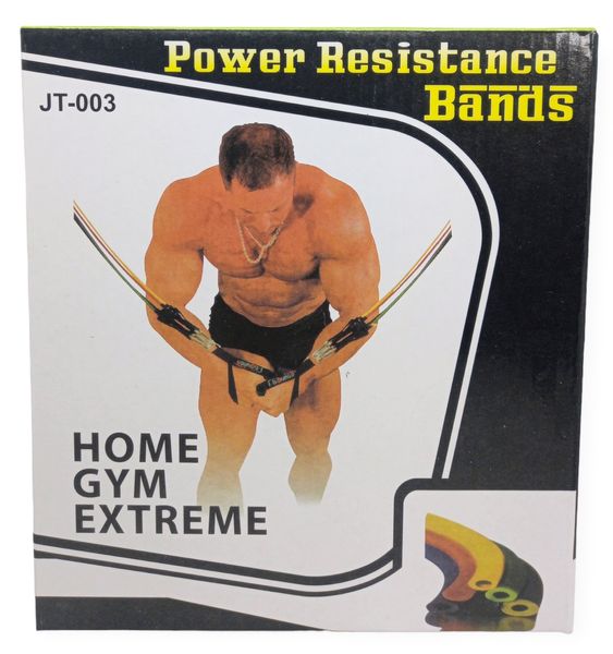 Эспандер  для фитнеса и силовых упражнений трубчатый 11 в 1 Ares Active Resistance Bands Set 00687 фото