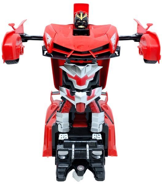 Машинка робот саморозкладний трансформер на радіокеруванні Autobots радіокерована машинка червона 01024 фото