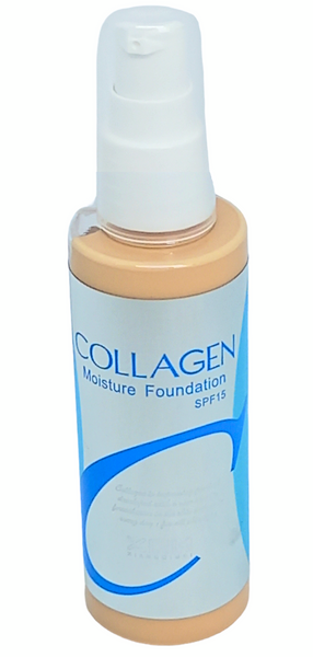 Тональный крем тон 21 с дозатором с коллагеном и защитой от солнца SPF 15 Collagen № 21 100 мл 00688 фото