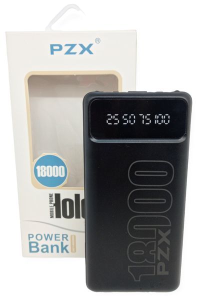 Power Bank 18000 mAh 2,1А  реальная ёмкость PZX C163 зарядка внешний аккумулятор павербанк cертифицированный 00066 фото