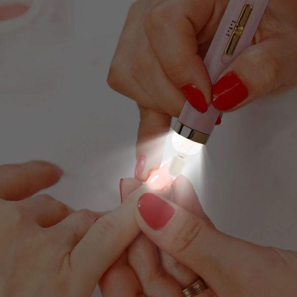 Фрезер для манікюру та педикюру Flawless Salon Nails з вбудованим акумулятором заряджання від ЮСБ USB червоний 1846893313 фото